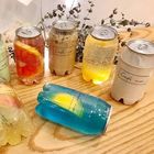 Bpa Ücretsiz 330 ml Pet Plastik İçecek Şişeleri Boba Çay Şarap Çevre Dostu Için Can