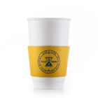 Sıcak Kahve Kağıt Bardak Kol 12 oz Özelleştirilmiş Logo İçecek Boba Çay Çevre Dostu