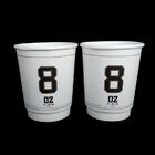 İçecek 20 Kapaklı Tek Kullanımlık Kahve Fincanları Gıda Sınıfı Mürekkep Boba Çay Dükkanları