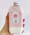 Gıda Sınıfı Süt Çay Plastik İçecek Şişeleri 500ml Bpa Ücretsiz Dekoratif Tasarım