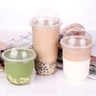 Gıda Sınıfı Pet Kahve Tek Kullanımlık Plastik Bardak Soğuk Cafe İçin 500ml Özel Logo