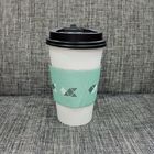 Gıda Sınıfı Oluklu Kraft Kağıtlı Kahve Kağıt Kupası Kol Özel Logo