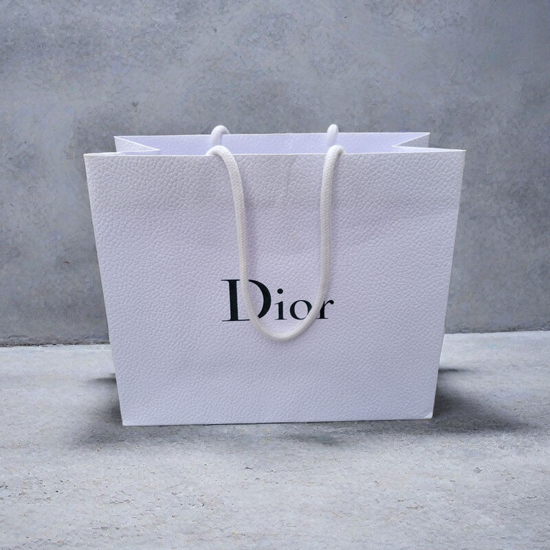 Custom Logo Printed Luxury High and White Paper Shopping Bag Jewelry Clothing Packaging Gift