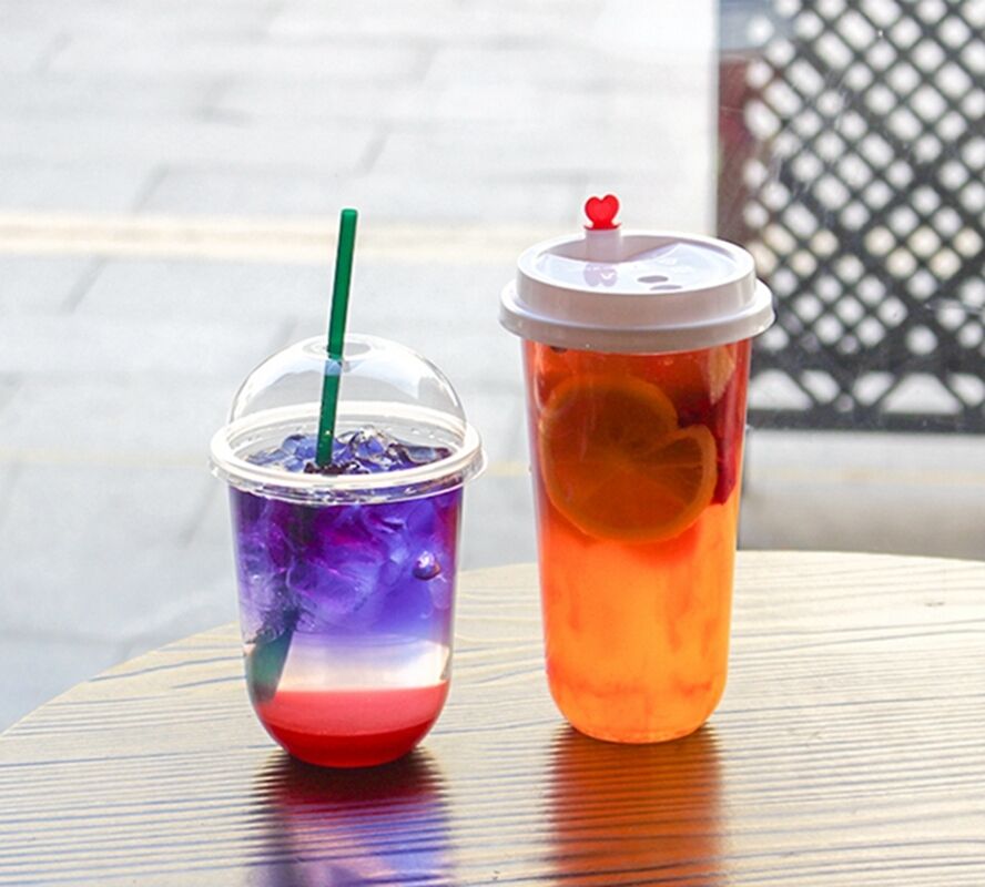 Yumuşak yüzeyli tek kullanımlık plastik bardaklar Yemek etkinlikleri partiler ve ofisler için mükemmel