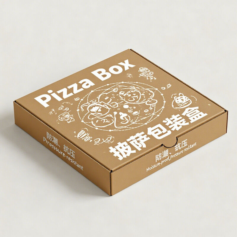 Pizza Kutuları - 7, 8, 9, 10, 12 İnç Tek Kullanımlık Kraft Pizza Ambalaj Kutuları, Alüminyum Folyo Pizza Paketleme Kapları