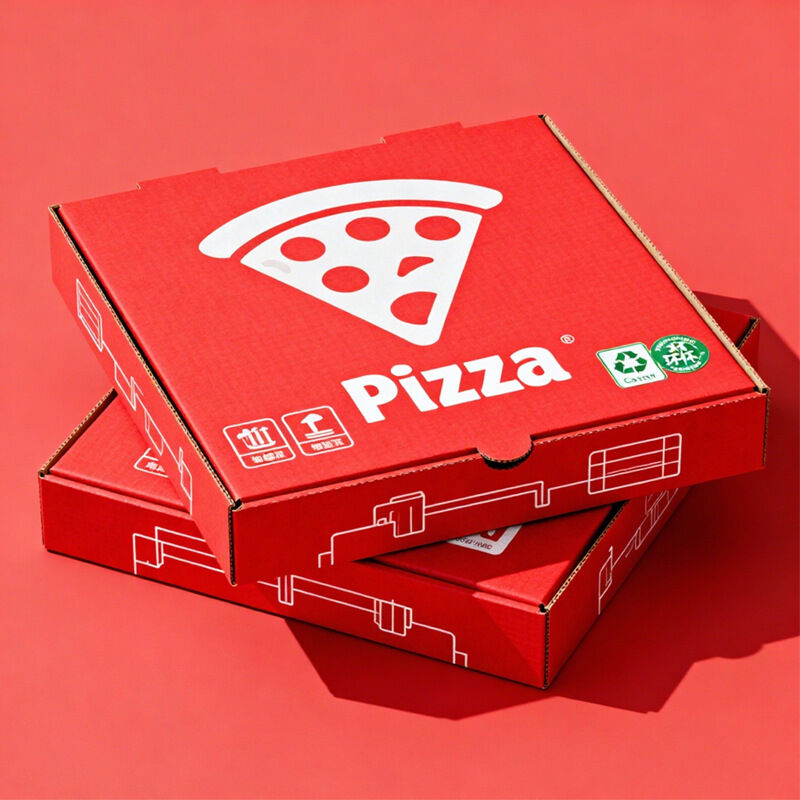 Pizza Kutuları - 7, 8, 9, 10, 12 İnç Tek Kullanımlık Kraft Pizza Ambalaj Kutuları, Alüminyum Folyo Pizza Paketleme Kapları