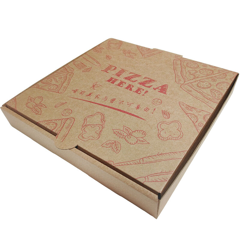 Pizza Kutuları - 7, 8, 9, 10, 12 İnç Tek Kullanımlık Kraft Pizza Ambalaj Kutuları, Alüminyum Folyo Pizza Paketleme Kapları