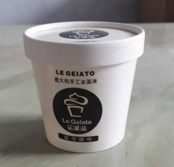 Gelato, Yoğurt ve Takeaway için özel basılı PP / Kağıt Dondurulmuş Tatlı Kapalı Tek kullanımlık Dondurma Kapalı Tek kullanımlık PP / Kağıt Dondurulmuş Tatlı Kapalı Dondurma Kapalı Dondurma Kapları
