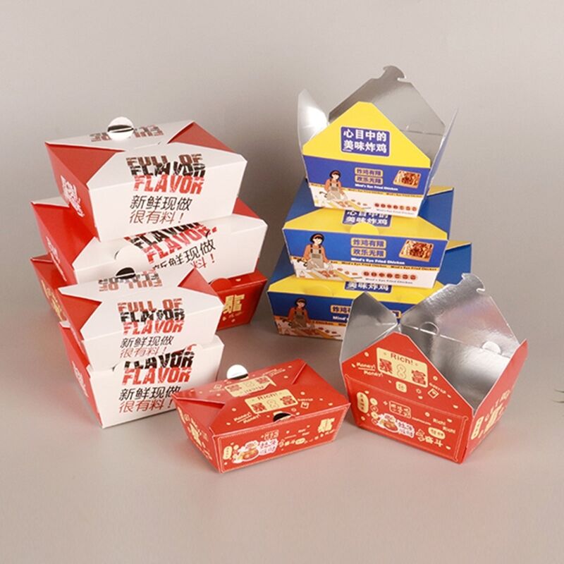 Ticari Otomatik Pop-Up Tavuk Kutuları ️ Kızarmış Tavuk, Kanatlar, Davullar ve Kütletler için Yağ Dirençli Alıcı Kaplar (Toptan Satış)