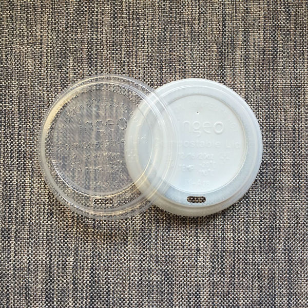 Pla Biyobozunur Fincan Kapakları, Yeniden Kullanılabilir Fincan Kapakları 80mm 90mm Için 8 oz 12 oz 16 oz Kahve Fincanları