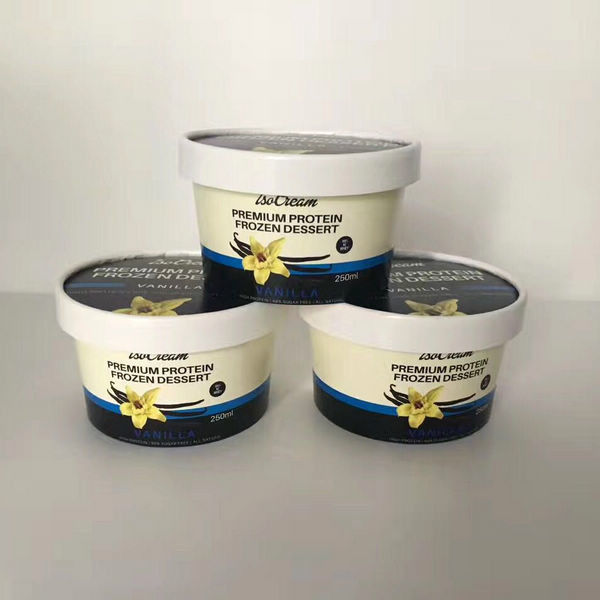 Kapaklı Gıda Güvenli 16oz Kağıt Dondurma Bardakları Çift Pe Kaplamalı Sızdırmaz - Dayanıklı