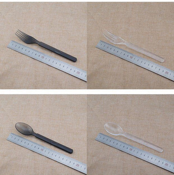 Sert Plastik Çatal Bıçak Ve Kaşık, Cafe Restoranlar için Bıçak Çatal Kaşık
