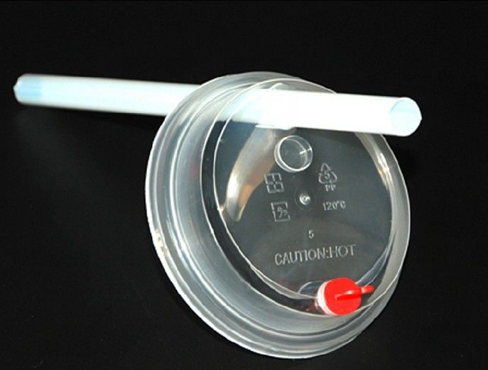 Pp Enjeksiyon Plastik Bardak Kapağı Kapakları 80mm 90mm Özel Boyut Beyaz Siyah Şeffaf