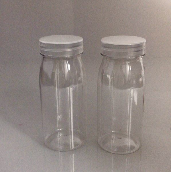 Pet Süt Çay Tek Kullanımlık Malzemeleri Plastik Içecek Şişeleri 300 ml 350 ml 400 ml Suyu Şarap Oem