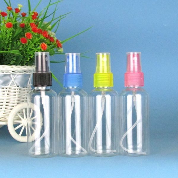 Sprey Plastik İçecek Şişeleri 60 Ml Özel Logo Çok Renkli Sızdırmaz